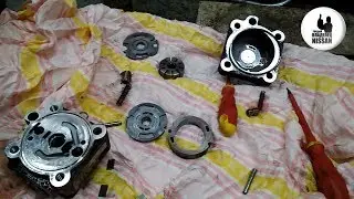 Nissan Primera P12. QG16-18DE. Power Steering Pump Repair Attempt Part 1. Disassembly.
