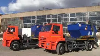Портальный бункеровоз (SkipLoader) на шасси КАМАЗ 53605