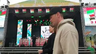 "Беларусь моя" Народный хор Голоса Полесья День Независимости 3.07.2024г. главная сцена г.Гомеля