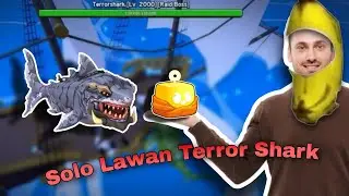 Tutorial Solo Melawan Terror Shark - Roblox Blox Fruit