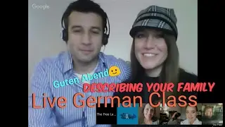 Live German Class. Topic: Family Vocabulary ❤ A1 Learn German