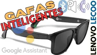 GAFAS LENOVO LECOO C8 LITE LENTES INTELIGENTES BLUETOOTH GOOGLE ASSISTANT MUSICA LLAMADAS #lenovo