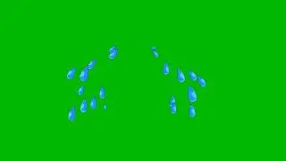 4K Tears effect | Green Screen | | Green Screen Animation |
