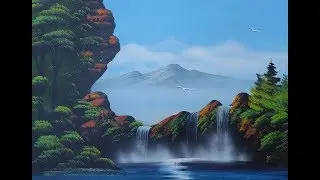 Spray paint art - Beautiful nature - made by street artist