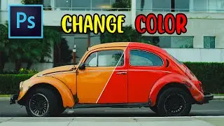 [Photoshop tutorials] How to change the color of car in Photoshop