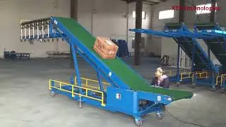Telescopic Belt Conveyor for Truck loading & unloading