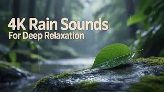 4K RAIN SOUNDS FOR DEEP RELAXATION | SLEEP, STUDY, FOCUS & MEDITATION