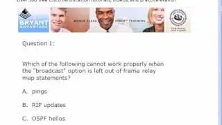 CCNA CCNP Certification Video Practice Exam 15:  Frame Relay