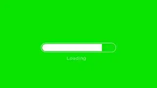 AESTHETIC GREEN SCREEN LOADING BAR / for edit + FREE