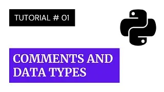 Comments and Data Types in Python - Python Tutorial # 01