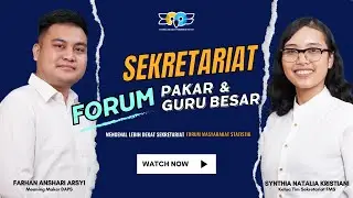 #2 Jadi Sekretariat Sebuah Forum yang Isinya Para Pakar dan Guru Besar! WOOOWW!!