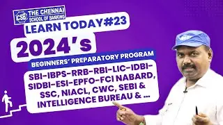 BANK EXAM COACHING IN CHENNAI | BANK PO/CLERK EXAMS-2024  | BEGINNERS’ PREPARATORY PROGRAM | DAY-23