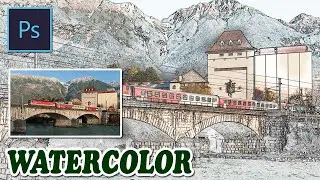 Turn a Photo into a watercolor in Photoshop