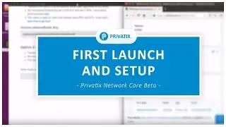 First launch and setup (wizard) - Privatix Network Core Beta