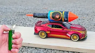 Rocket XXL instead of an engine in a Chevrolet Camaro
