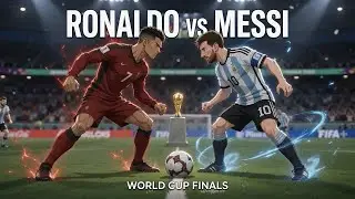 Ronaldo vs Messi | AI Epic Anime Finals Battle 🇦🇷x 🇵🇹 