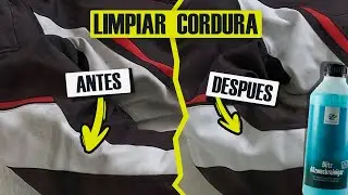 Como Limpiar la Chaqueta de Cordura de la Moto ✅ Paso a Paso