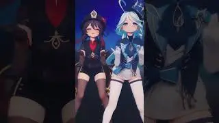 【Genshin Impact MMD／4K／60FPS】Hu Tao，Furina