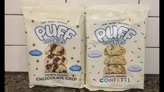 Puff Cookies Cookie Dough: Chocolate Chip & Confetti Review