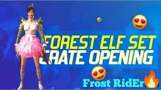 FINALLY🔥🔥 GET THE FOREST ELF SET || PUBG MOBILE LITE CRATE OPENING || Frost RidEr