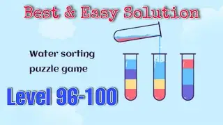 SortPuz Level 96-100 | Android Games | SortPuz: Water Color Sort Puzzle Games
