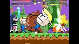 MUGEN battle #90: Nmorge Badswamp & Kyle Broflovski vs Panty & Stocking