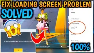 Pubg mobile lite loading problem fix 100% 😱 Pubg Lite screen loading error sarver 100% Warking
