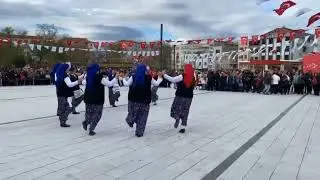 Keşan'ın Kurtuluşunda Yenimuhacır Kültür ve Dayanışma Derneği Halk Oyunları Ekibinin Gösterileri