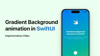 Gradient Background Animation in SwiftUI | Implementation Video | SwiftUI