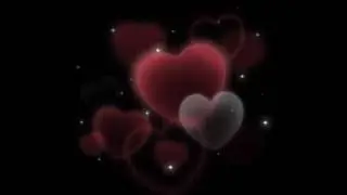 Animated Heart Background Loop | Red Love Bokey | Blackscreen Template