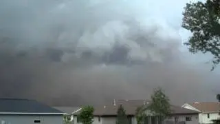 A Gustnado touch down NE of Orange City, it clipped us.