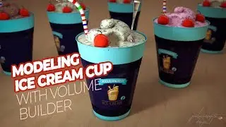 Cinema 4D: Modeling an Ice Cream using the New Volume Builder
