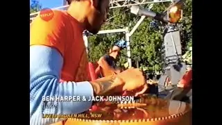 Jack Johnson & Ben Harper -  Flake  (Live in Australia  -  Mar 2003)