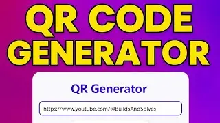🚀🔥Build a Stylish QR Code App with React ⚛️ & Tailwind 💨 | One Click Download!