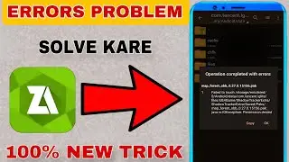 Operation Completed With Errors | Fix  Zarchiver Errors Problom | Zarchiver Completed Error Fix