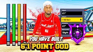 *NEW* 6'1 POINT GUARD BUILD is a DEMIGOD in SZN 3 2K23! CONTACT DUNKS + HOF SHOOTING & PLAYMAKING!