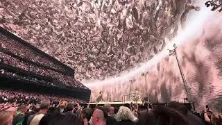 U2 - With or Without You - (Closing of song with crowd singing and images) @Sphere 3/1/24
