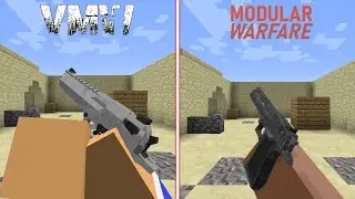 Minecraft - Vic's Modern Warfare vs ModularWarfare | Reload Animations & Sounds