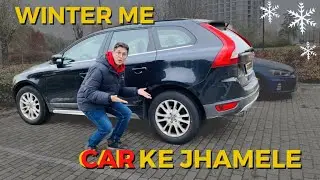 Winter me CAR KE JHAMELE | Winter ke Jhamele | #germany