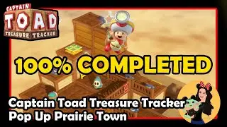 POP UP PRAIRIE TOWN GEMS, STAR & BONUS (Episode 1 Level 14 (1-14)) - Captain Toad Treasure Tracker