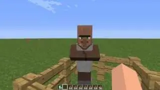Дюп предметов с помощью жителя в MINECRAFT