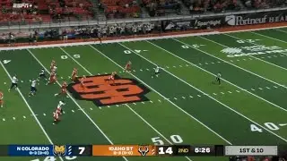 the craziest effort play of the college football season 🤯