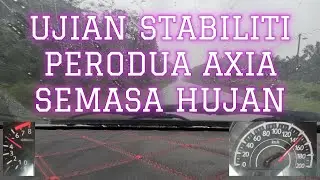 150km/h Semasa Hujan Lebat! Stabil ke Axia?