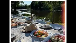 Lange tafel diner bij Restaurant Fox