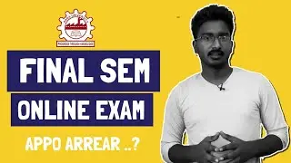 Anna University | Final Semester Online Exam