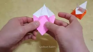 Qolbun Salim | How To Make Origami (crane box)