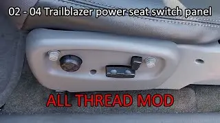 02 - 04 Trailblazer power seat switch bezel - those bolt looking things (behind the scenes)