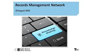 Records Management Network August 2023