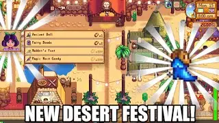 Stardew 1.6: Everything you need to know about the DESERT FESTVAL