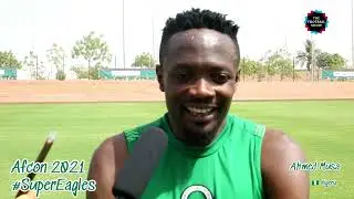 AFCON 2021 - Musa talks Super Eagles joy to qualify for #afcon Round of 16 #shorts #thefootballshow